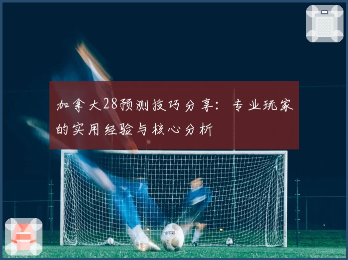 加拿大28预测技巧分享:专业玩家的实用经验与核心分析